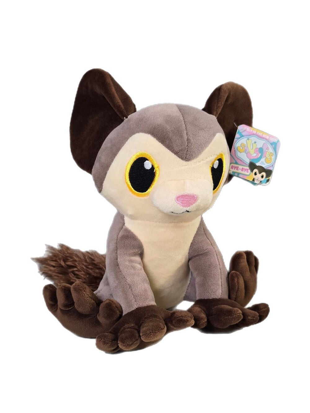 NEW Aye Aye Fiesta Toys Snugglies 9-Inch Stuffed Plush Toy Soft Madagascar NWT